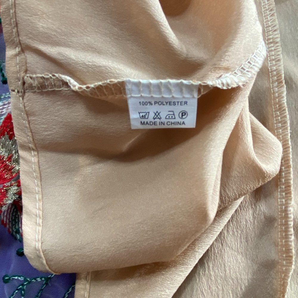 📌Simgent Mesh Dress Embroidery Flower Elegant Festive Lace Dress - Picture 15 of 16